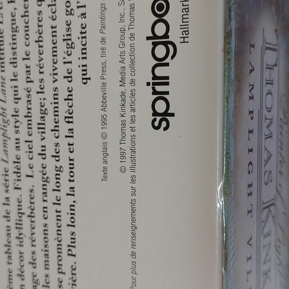 New Sealed Springbok Thomas Kinkade Lamplight Village Puzzle - Picture 7 of 9